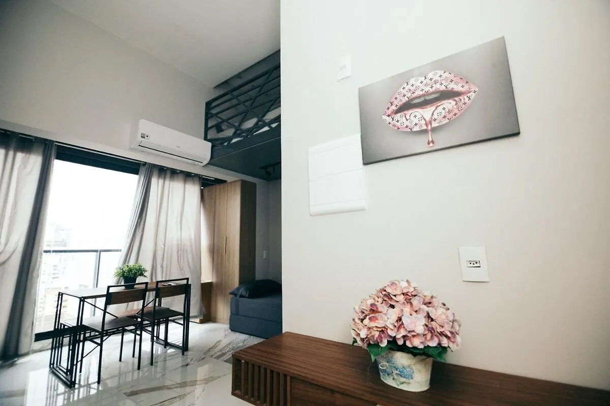 Apartamento Studio Com Mezanino A 30 Passos Do Metro Brooklin São Paulo Brasil